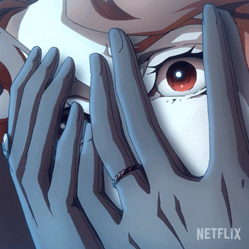 Peeking Through Fingers Lenore GIF