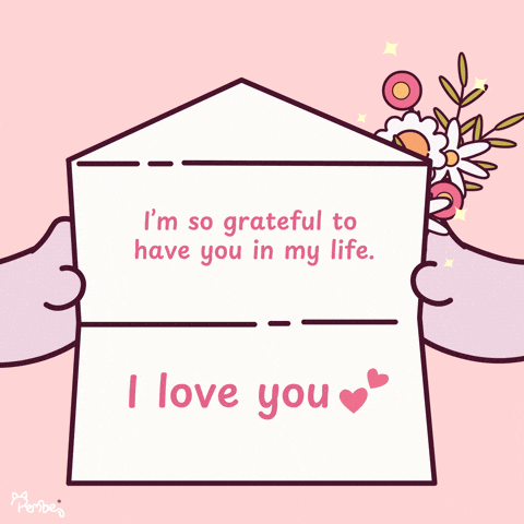 Pembethepinkcat Love Note GIF