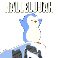 Pengu Praise Sticker