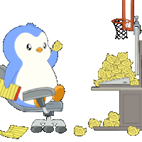 Pengu Pudgy Sticker