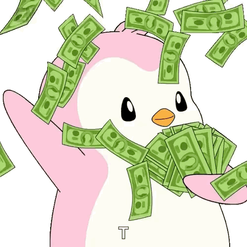 Pengu Pudgy GIF. This 498 x 498 animated GIF is part of our make it rain collection. Related themes include fly, money, pengu. Created by lulucindy. View…