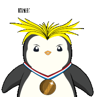 Penguin Back Sticker