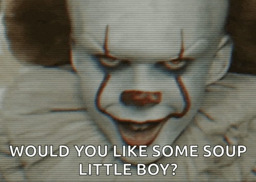 Pennywise Evil Smile GIF