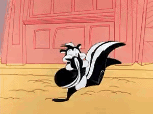 Pepe Le Pew Penelope Pussycat GIF