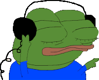Pepe Music Sticker