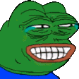 Pepe Not Funny Sticker