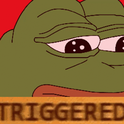 Pepe The Frog Triggered GIF