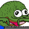 Pepe The Frog Typing Sticker