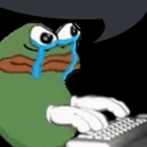 Pepe Typing GIF