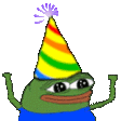 Pepo Party Celebrate Sticker