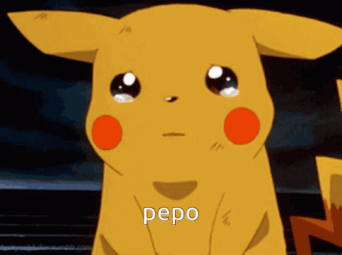 Pepo GIF. This 498 x 371 animated GIF is part of our crying pikachu collection. Created by pepocoolcatfan. View the original animation, share it, or browse…