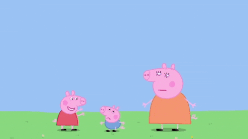 Peppa Pig Piggy In The Middle GIF