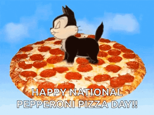 Pepperoni Pizza Day National Pepperoni Pizza Day GIF