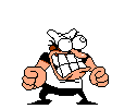 Peppino Yelling Sticker