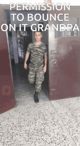Permission To Bounce On It Grandpa Grandpa GIF. This 273 x 498 animated GIF is part of our asker collection. Created by Soul92. View the original animation…