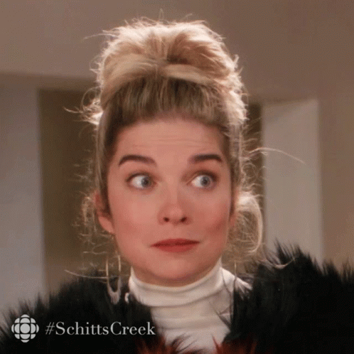 Perplexed Alexis Rose GIF