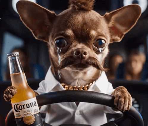 Perrito Chihuahua Cerveza Corona GIF. This 498 x 423 animated GIF is part of our cerveza corona collection. Created by MOISES_CERVANTES. View the original…