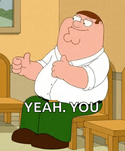 Peter Griffin Family Guy GIF. This 412 x 498 animated GIF is part of our family guy good good collection. Created by marksummerfield1004. View the original…