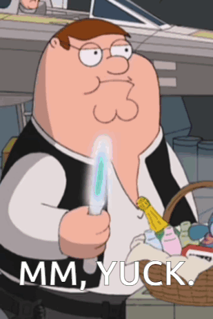 Peter Griffin Peter Griffin Yuck GIF