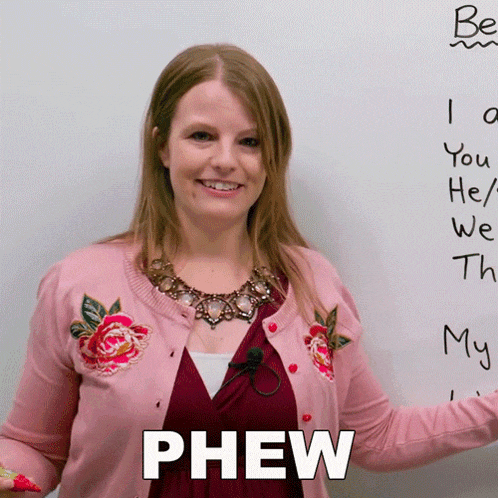 Phew Emma GIF