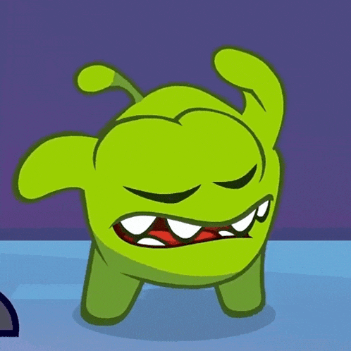 Phew Om Nom GIF