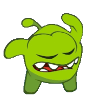 Phew Om Nom Sticker