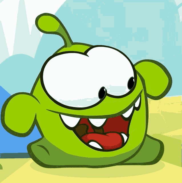 Phew Om Nom GIF