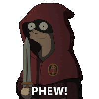 Phew Princess Bean Sticker