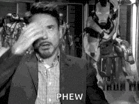 Phew Robertdowneyjr GIF