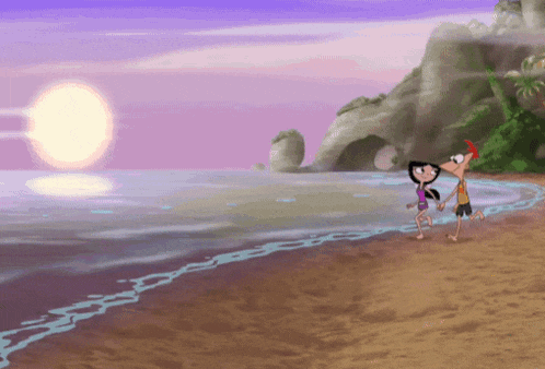 Phineas And Ferb Isabella And Phineas GIF