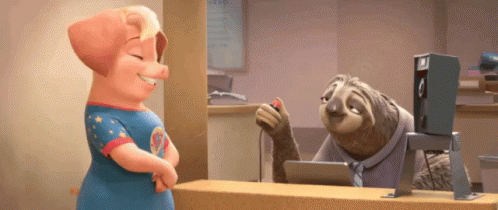 Photo GIF. This 498 x 210 animated GIF is part of our sloth zootopia collection. View the original animation, share it, or browse related GIFs.