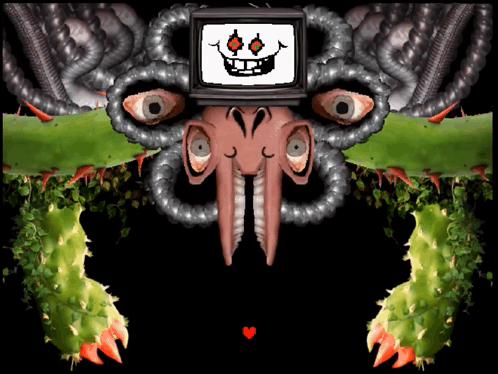 Photoshop Flowey Omega Flowey GIF