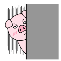 Pig Animal Sticker