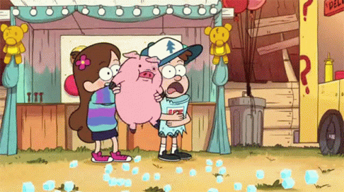 Pig Dance GIF. This 498 x 278 animated GIF is part of our mabel y pato gravity falls collection. Related themes include dance. Created by just_anonymous…