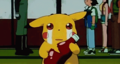 Pikachu Cry GIF. This 498 x 269 animated GIF is part of our crying pikachu collection. Related themes include cry, pikachu, sad. Created by DeathVader175…