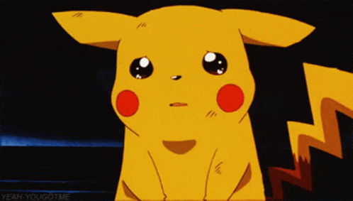 Pikachu Cry GIF. This 498 x 283 animated GIF is part of our sad pikachu collection. Related themes include cry, pikachu, pokemon. Created by KayWhip13. View…