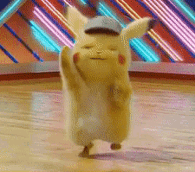 Pikachu Cute Dance GIF