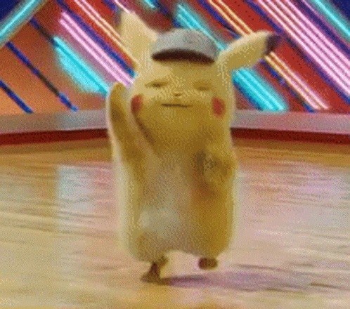 Pikachu Cute Dance GIF