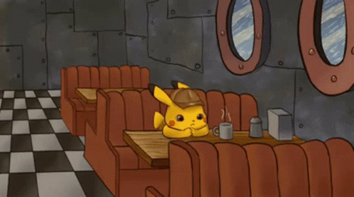 Pikachu Detective GIF. This 498 x 277 animated GIF is part of our sad pikachu collection. Related themes include coffee, pikachu, pokemon. Created by…