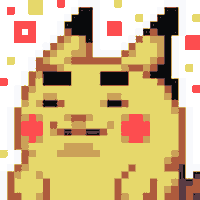 Pikachu Eyebrow Sticker