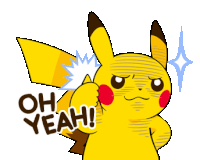 Pikachu Oh Yeah Sticker