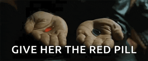 Pill Red Sibarita Matrix GIF