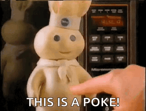 Pillsbury Doughboy Poke GIF