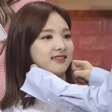 Pinching Cheeks Kpop GIF