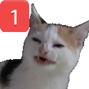 Ping Cat Sticker