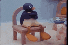 Pingu Annoyed GIF