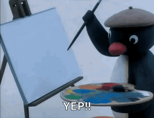 Pingu Art GIF