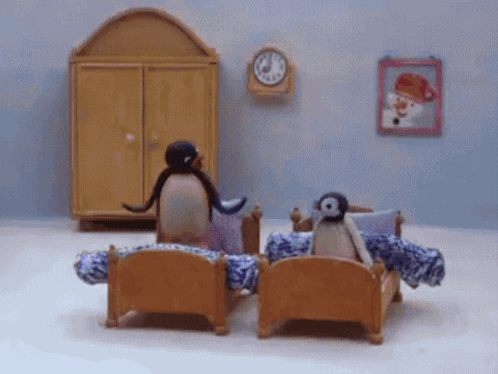 Pingu Bed GIF