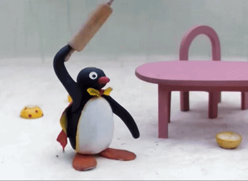 Pingu Throw GIF