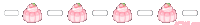 Pink Divider Cake Sticker